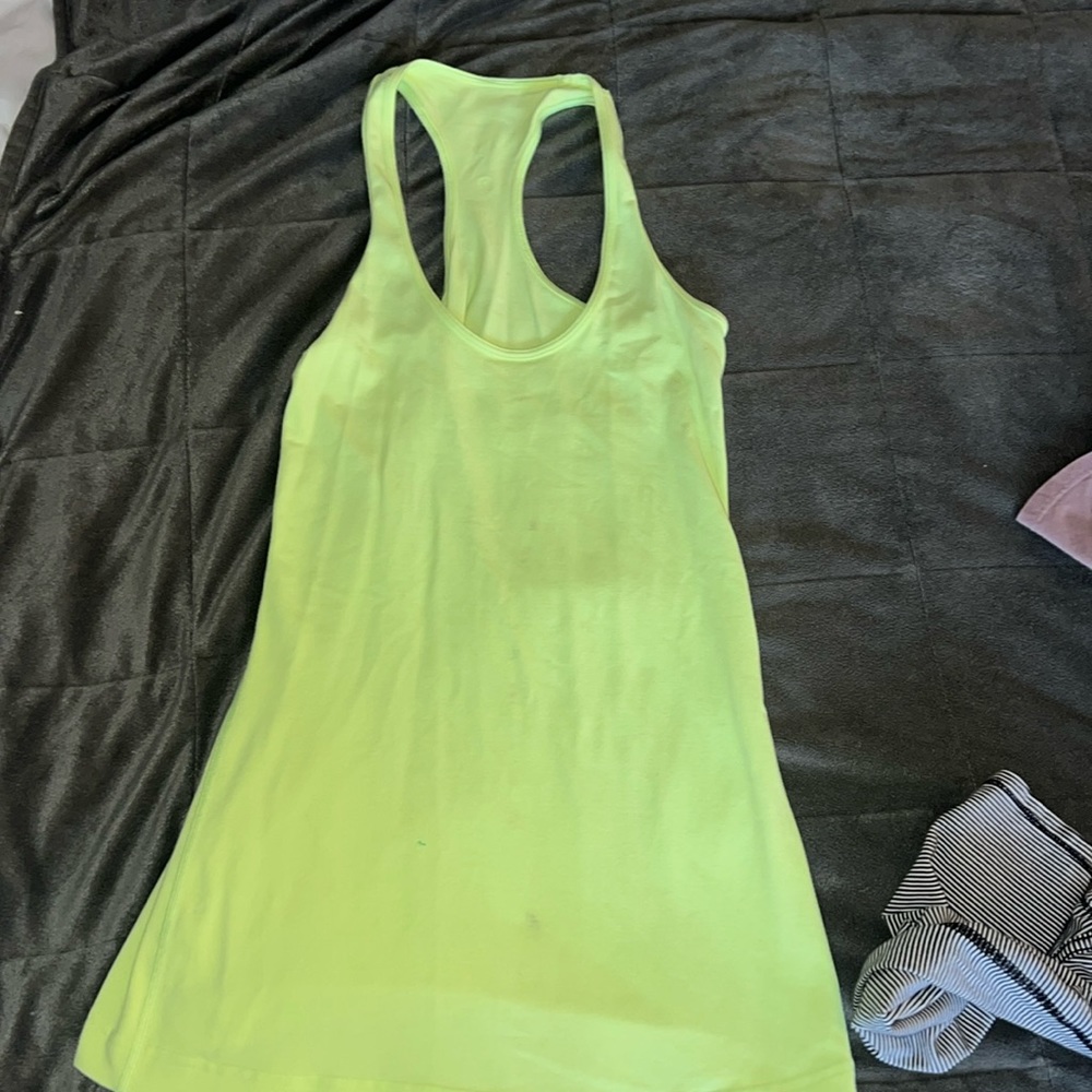 Yellow lulu tank